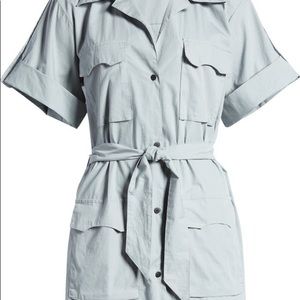 Mini Utilitarian Short Sleeve Dress
S/W/F